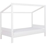 MID.YOU Postelja S Predalom Soccer, Bela, Pravi Les, 90x200cm | Shoptok.si