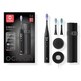 Oclean Električna zobna ščetka X Ultra 20 Set Črna, Sonični motor | Shoptok.si