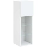 vidaXL TV omarica z LED lučkami 2 kosa bela 30,5x30x90 cm | Shoptok.si
