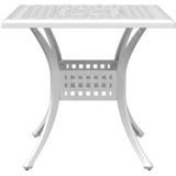  3-dijelni bistro set bijeli od lijevanog aluminija | shoptok.hr