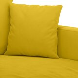  4-dijelni set sofa s jastucima žuti baršunasti | Eponuda.ba