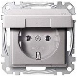 Merten SCHUKO vtičnica iz aluminija s pokrovom na tečajih IP44 MEG2314-0460, (21225497) | Shoptok.si