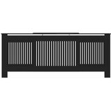  Pokrivač radijatora 2 pcs Crna 205 x 20,5 x 81,5 cm | shoptok.hr