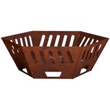  Kamin Rđa 80 x 80 x 28 cm Otporni čelik | shoptok.hr