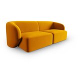 Milo Casa Gorčično rumena žametna sedežna garnitura 188 cm Paolo – | Shoptok.si