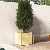 vidaXL Vrtno cvetlično korito 60x60x60 cm trdna borovina Cene