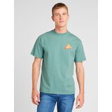 Huf Majica 'Skewed TT' rumena / žad / oranžno rdeča | Shoptok.si