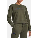 Under Armour Sweatshirt Pjt Rck HW Leg Day Crew-GRN - Women's