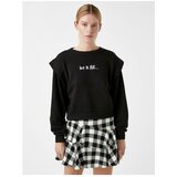 Koton Women's Sweat Black 1ak13680ek | shoptok.hr
