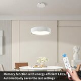 Brilagi LED prigušiva luster FALCON MODERN LED/30W/230V prečnik 40 cm bela + daljinski upravljač | Eponuda.com