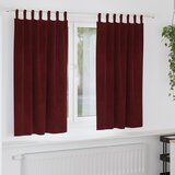 vidaXL Zavjese Bordo Poliester 140 x 175 cm Dekorativne zavjese cijene