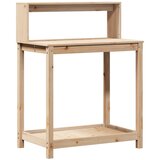 Furnova Miza za sajenje s policami 82,5x50x109,5 cm borovina, (21920856) | Shoptok.si