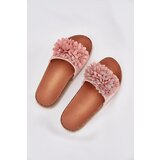 Boto Women's Platform Sandals With Decorative Flowers Pink Tessara | ePonuda.com