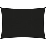 vidaXL Senčno jadro 160 g/m² črno 3,5x5 m HDPE Cene