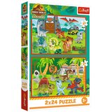 Trefl Jurassic World mali dinozavri 2x24-delna sestavljanka - | Shoptok.si