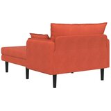  Preveliki šezlong Crvena narančasta Baršunasta tkanina - Crvena narančasta 101 cm | shoptok.hr