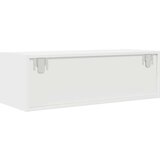 vidaXL TV omarica bela 80x31x25,5 cm inženirski les | Shoptok.si