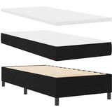  s opruga kutije s uzglavljem Crna 90 x 200 cm tkanina | shoptok.hr
