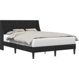  Okvir za krevet s uzglavljem Crna 140 x 200 cm Baršun - Crna 140 x 200 cm | shoptok.hr