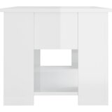  Stolić za kavu visoki sjaj bijeli 79x49x41 cm konstruirano drvo | Eponuda.com