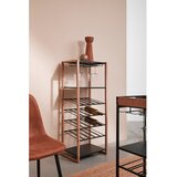 YES EVERYDAY Crna/u prirodnoj boji metalna vitrina za vino broj boca 20 kom, 50x122x35 cm Isaac – | shoptok.hr