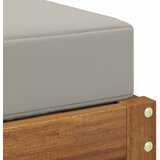  Klupa za sjedenje Prirodna i svijetlo siva 43 x 43 x 37 cm | shoptok.hr