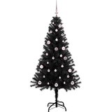  Božićno drvce Crna 150 cm PVC | shoptok.hr