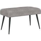  Klupa s gumbastim tkanjem Svjetlosiva 80 x 40 x 46 cm Baršun | Eponuda.com