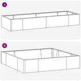  Zid za zadržavanje 8 kom. 300 x 100 x 40 cm Nehrđajući čelik | shoptok.hr