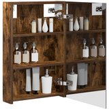  Kupaonski ormar s ogledalom Dimljeni hrast 40 x 10,5 x 60,5 cm | shoptok.hr