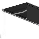  Ročno zložljiva tenda s senčilom 4x3 m antracitna, (20609289) | Shoptok.si