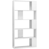 Furnova Knjižna omara/paravan visok sijaj bela 80x24x159 cm, (21932721) | Shoptok.si