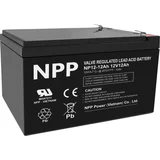 NP12V 12Ah, agm battery, C20=12AH, T2, 151x98x95x100, 3,3KG, black