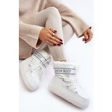 Boto Women's lace-up snow boots white Soia | shoptok.hr