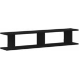  Zidne police 2 kom. Crni hrast 105x18x20 cm Konstruirano drvo | Shoptok.si