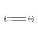 Toolcraft TO-5450736 vijci s upuštenom lećastom glavom M5 25 mm utor DIN 964 mjed galvansko poniklovani 200 St. | shoptok.hr