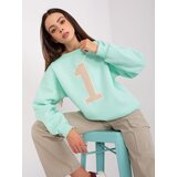 Fashion Hunters Mint hoodie with insulation | shoptok.hr