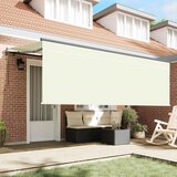  Povlačivi tende Krema 350 x 200 cm Poliester i aluminij | shoptok.hr