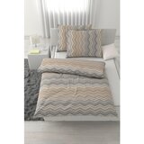 Mömax Posteljnina Zickzack Xxl, Bež, 2x60/80,200/200 | Shoptok.si
