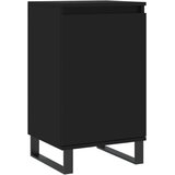 vidaXL Komoda 2 kosa črna 40x35x70 cm inženirski les | Shoptok.si