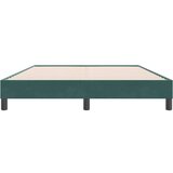 Box spring postelja brez vzmetnico temno zelena 140x220cm žamet, (21790853) | Shoptok.si