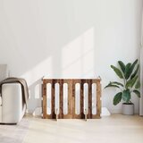  Zložljiva ograda za hišne ljubljenčke 4 pcs Hrastovina, (5000232778) | Shoptok.si