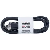 Group - USB kabl Micro USB / USB-A 1m crni