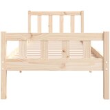  Okvir za krevet od masivnog drva 75 x 190 cm jednokrevetni | shoptok.hr