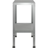  Stol za presađivanje 80 x 40 x 80 cm Pocinčani čelik Srebrna | shoptok.hr