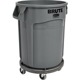 Rubbermaid Univerzalna posoda BRUTE® s podvozjem, prostornina 166 l, sive barve | Shoptok.si