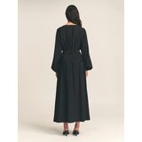 St MRLO Obleka 'May Gather' črna / bela | Shoptok.si