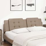  Jastuk za uzglavlje boja cappuccina 180 cm od umjetne kože | shoptok.hr