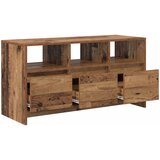  TV komoda 102 x 37,5 x 52,5 cm Drvo hrasta Konstruirano drvo | shoptok.hr