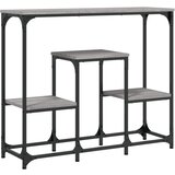 Maison Chic Konzolna mizica - miza ob steni siva sonoma 89,5x28x76 cm inženirski les, (21785985) Cene
